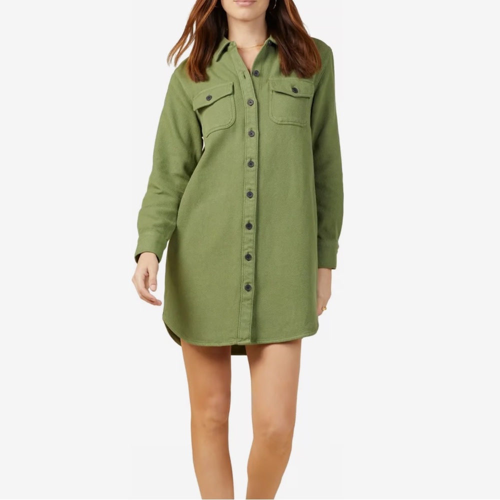 NWT: Outerknown Chroma Blanket Shirt Dress | xs
